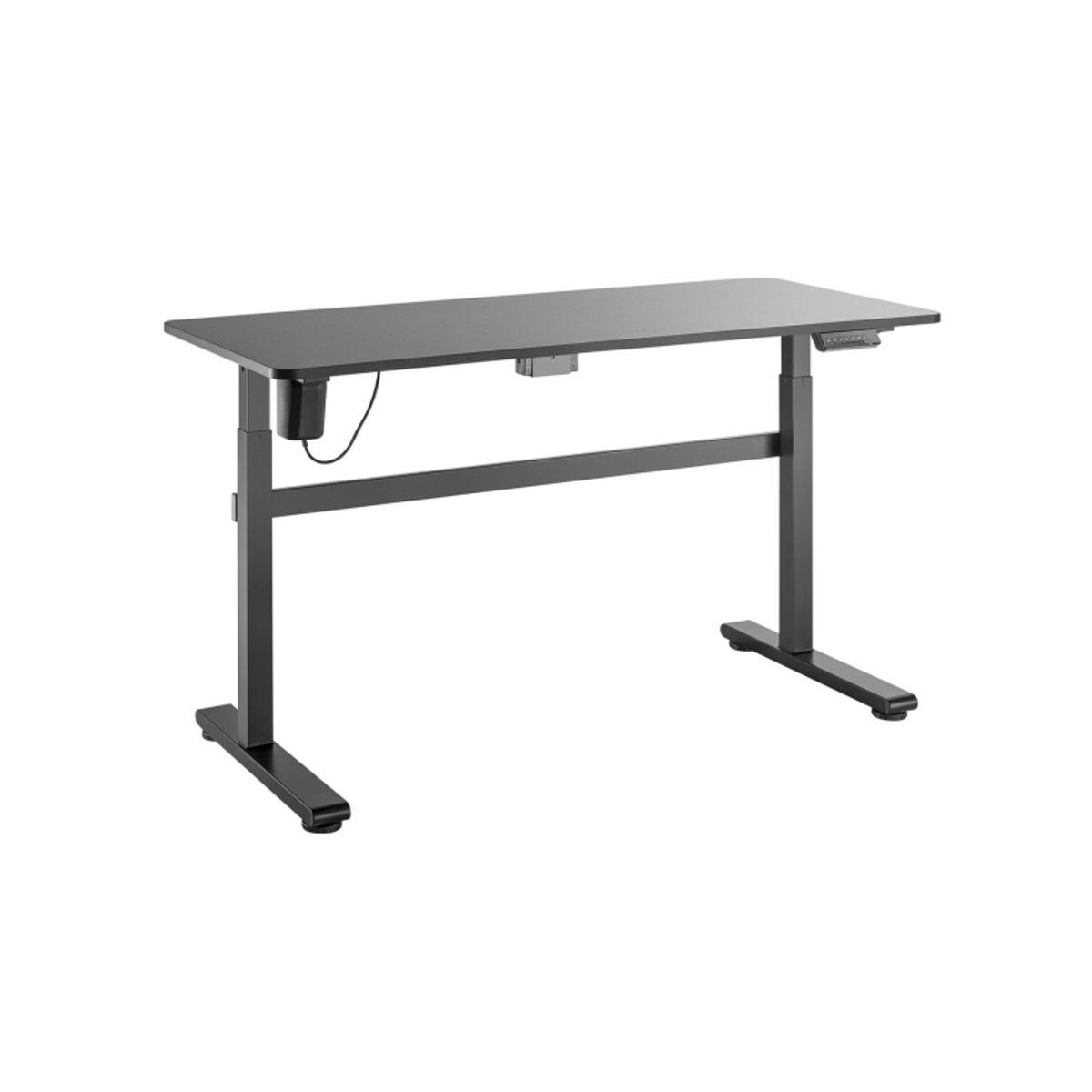 Ergo Office Electric Desk, Height Adjustable, Gray, Max Height 118Cm 50 Kg - With A Tabletop For Sitting Work, Er-434