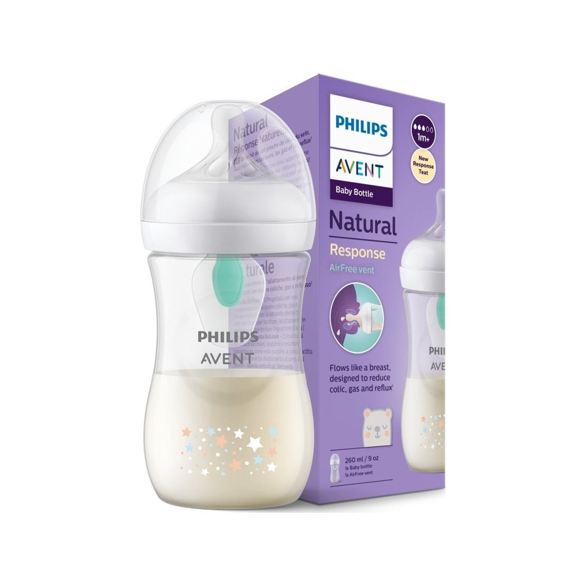 Avent Avent Scy673/82-Responsywna Butelka Natural 260Ml Mi Air Free