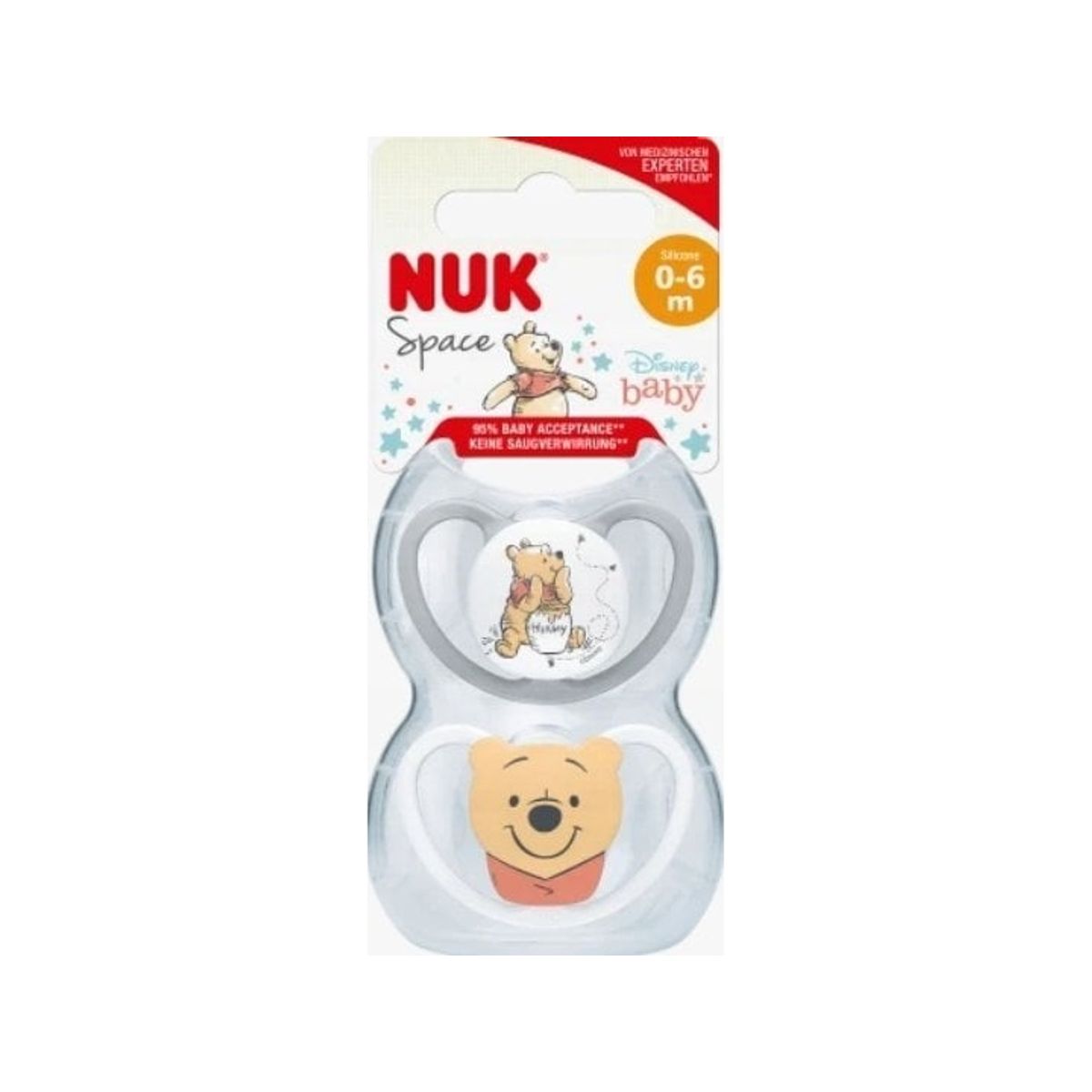 Nuk Nuk Usp Dummy 2El 0-6M Sil Space 10175249 1/6