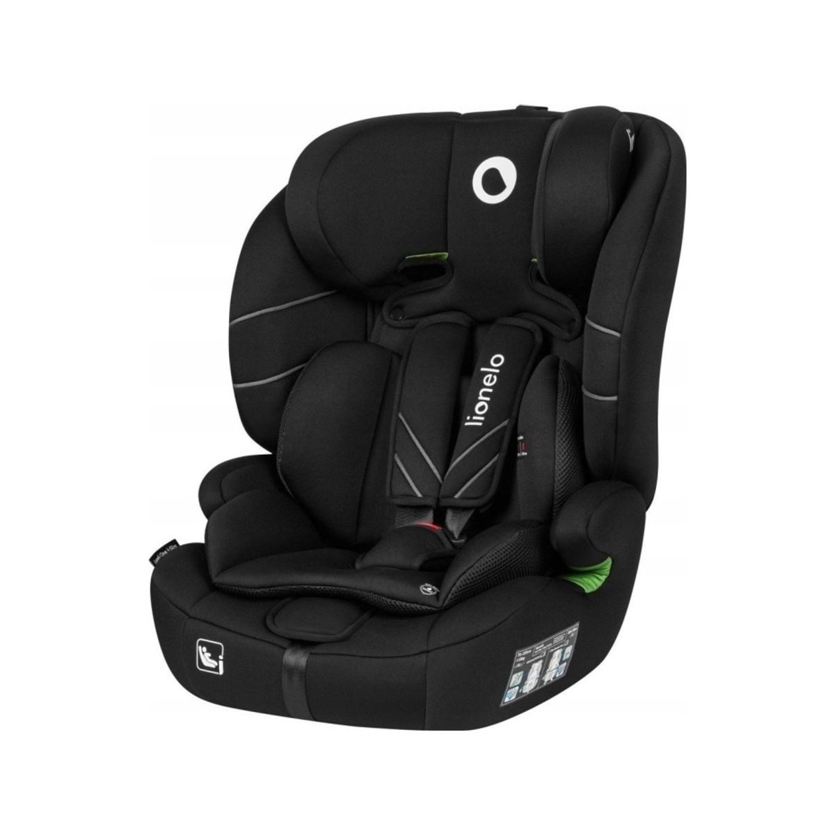 Lionelo Car Seat Lo-Levi One I-Size 76-150Cm, Black Carbon