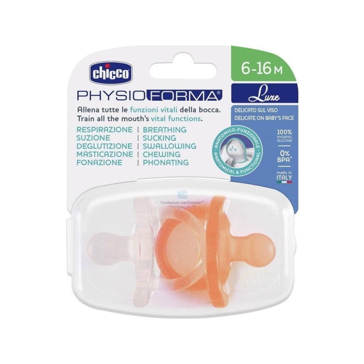 Chicco 00073033310000 Physioforma Luxe Dukke 6-16M Pom. 2Stk.