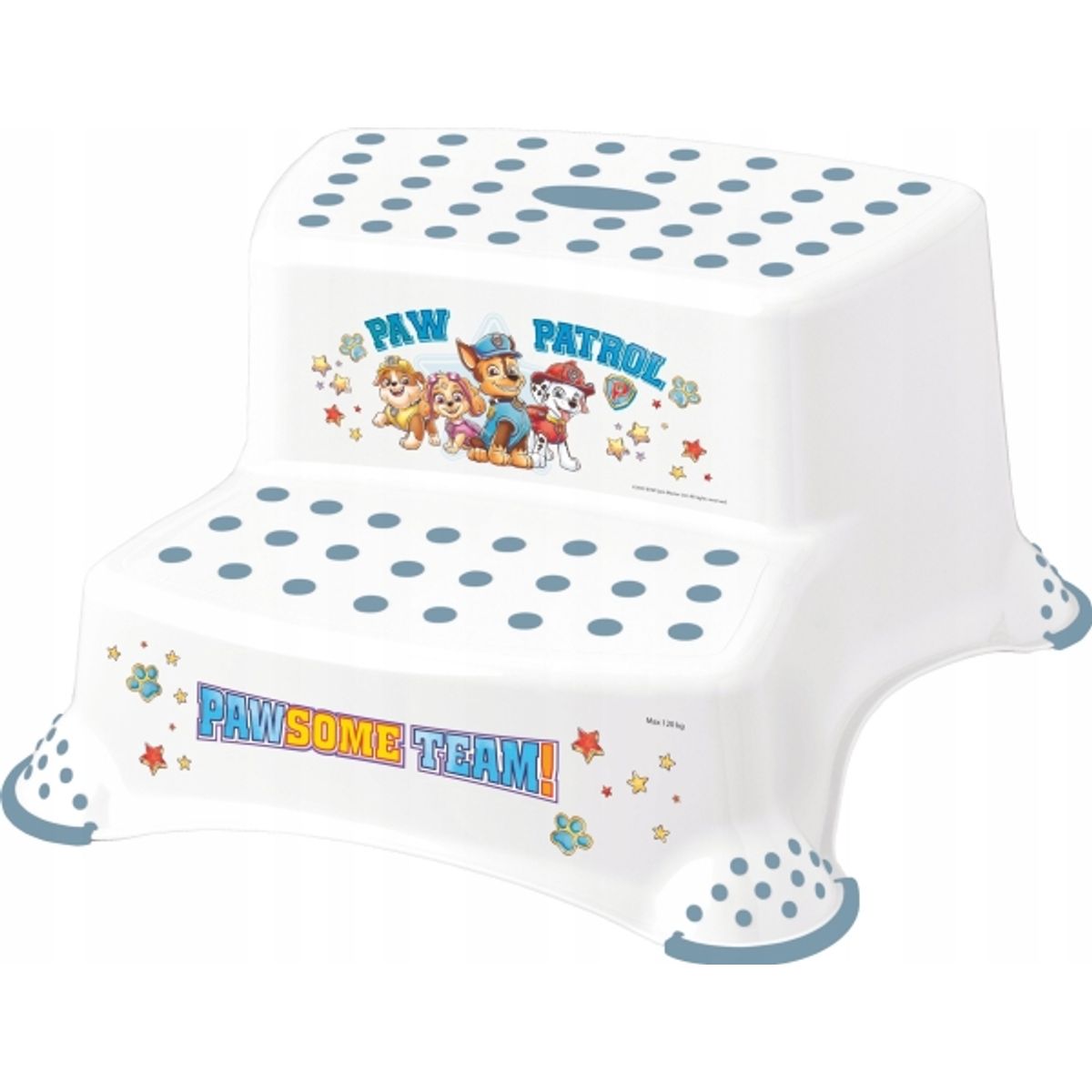 Keeeper Børneskammel "Igor Paw Patrol" To Trin, Hvid Med Print, Maks. Belastning: 120 Kg, Med - 1 Stk (1003210029300)