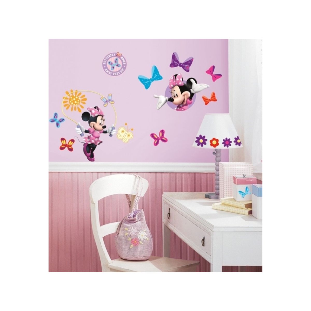 Minnie Mouse Bow-Tique Wallstickers