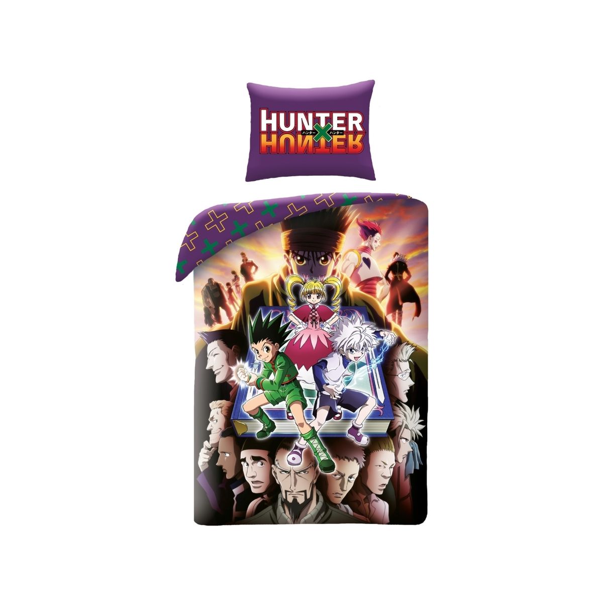 Hunter X Hunter Sengetøj 140 X 200 Cm - 100 Procent Bomuld