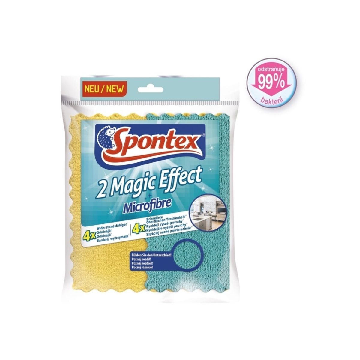 Spontex Cloth Microfibermagiceffect 20.5X22 2Pcs