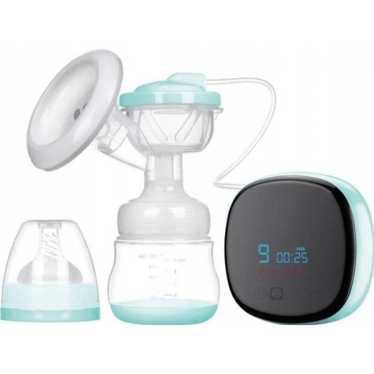 Extralink Smart Life R-38 | Electronic Breast Pump | With Bottle, White And Blue