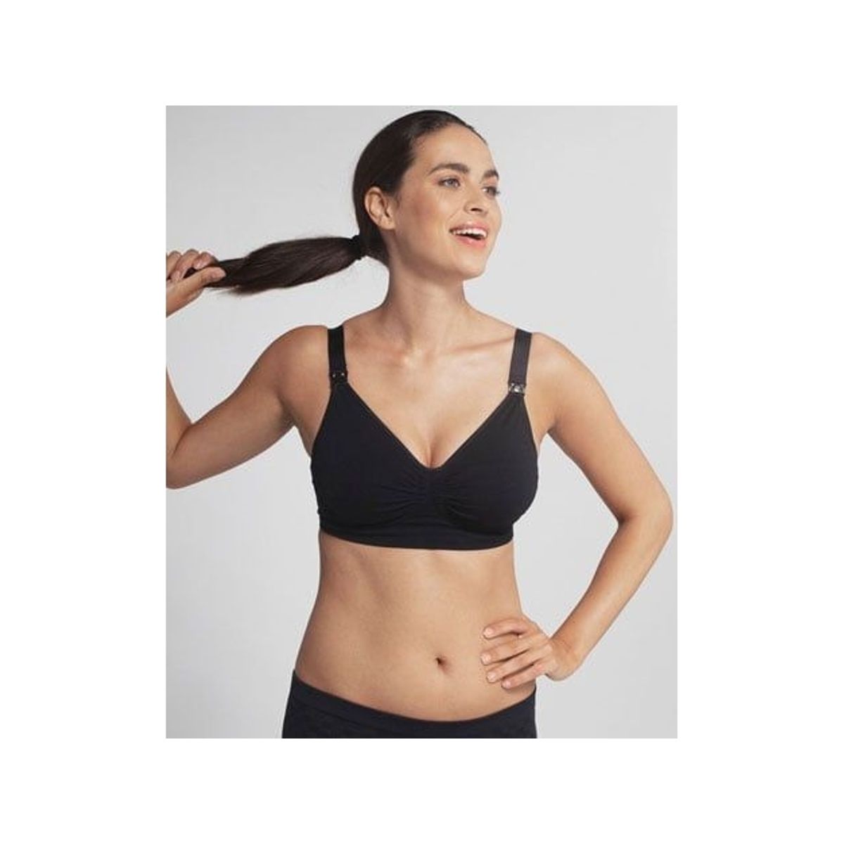 Carriwell Nursing Bra With Carri-Gel Black M 3121