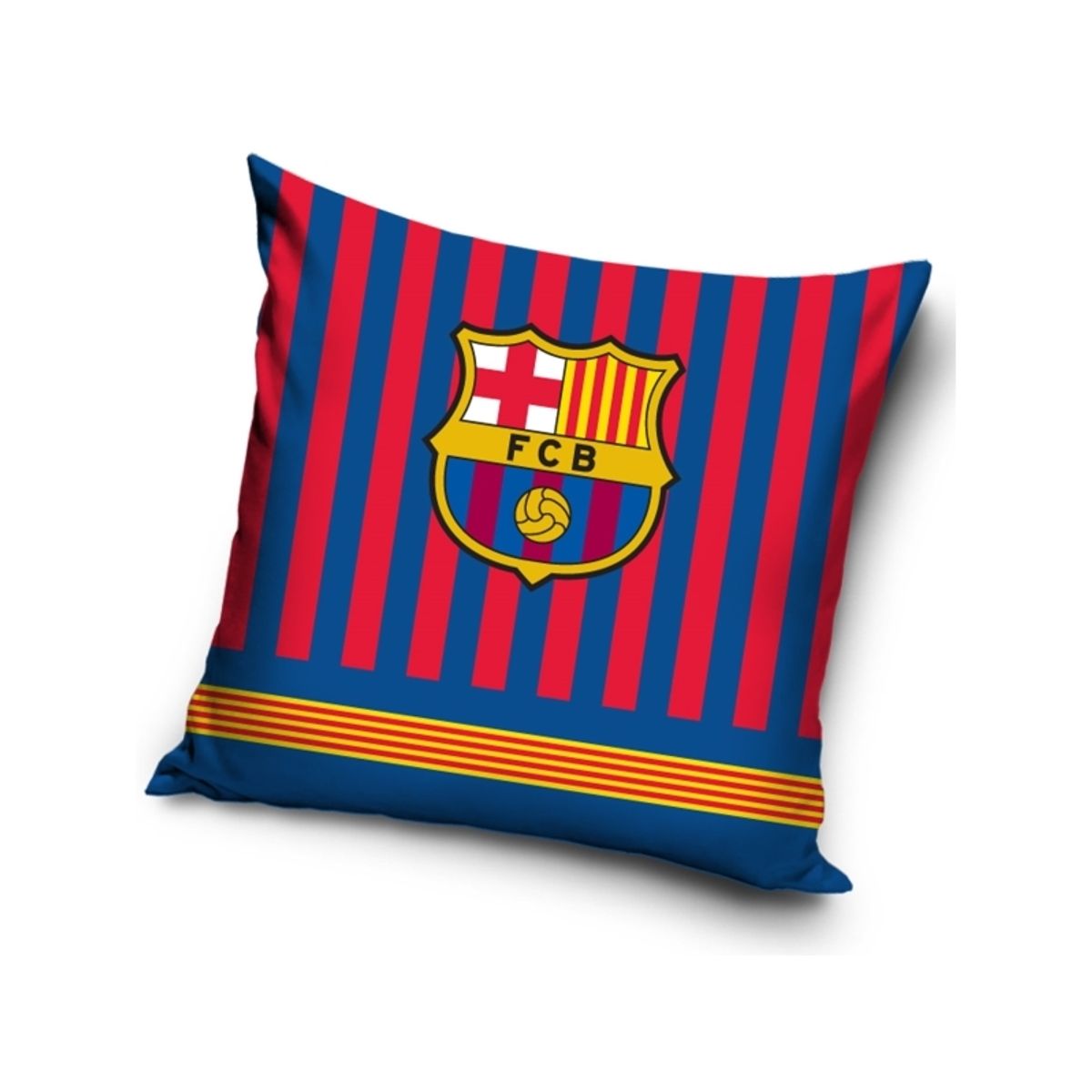 Fc Barcelona Pudebetræk 40 X 40 Cm (Striper)