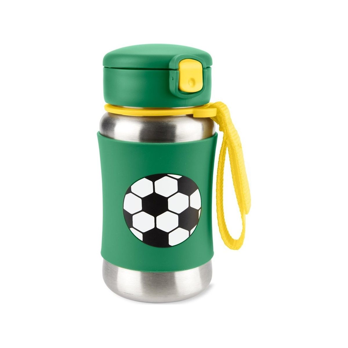 Skip Hop Spark Style Ss Straw Bottle, 12M+, 11 Oz, Soccer, 9O285710