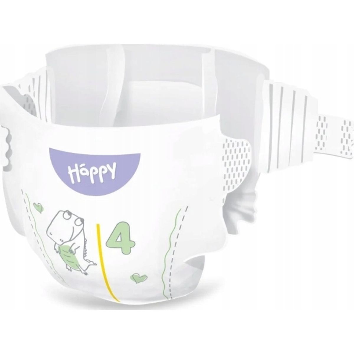 Happy Pieluchy Happy Maxi (8-14Kg) Diapers 62Pcs, Size 4 New, Bb-054-Lu62-W01