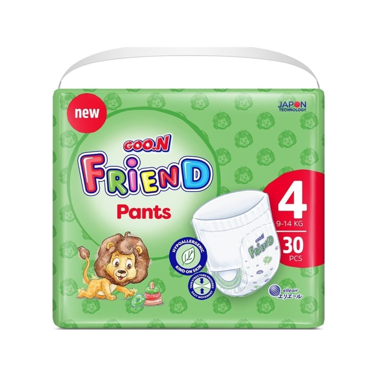 Goo.N Goo.N Friend Pants Size 4, 9-14 Kg, 30 Pcs., F1010117-001