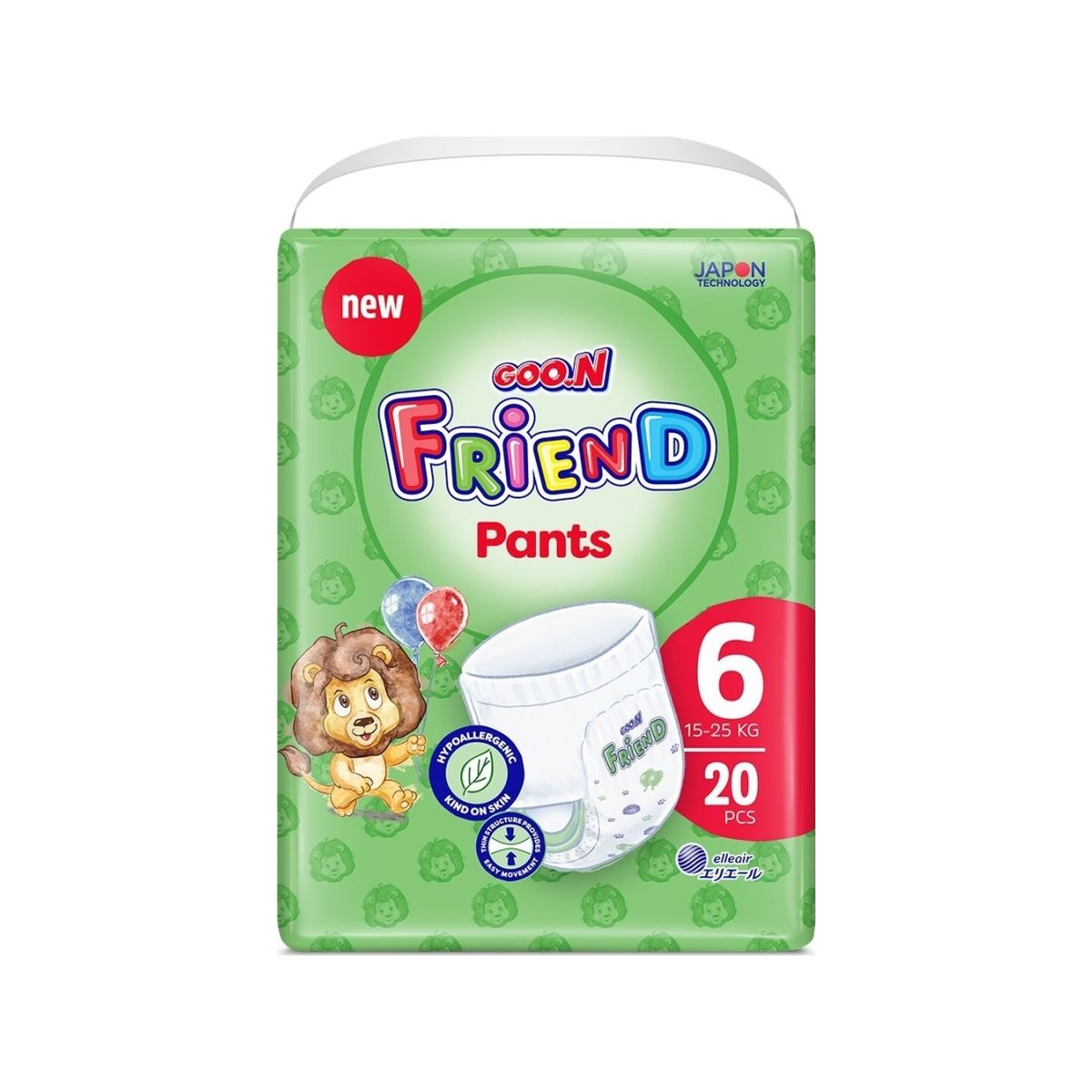 Goo.N Goo.N Friend Pants Size 6, 15-25 Kg, 20 Pcs., F1010117-003