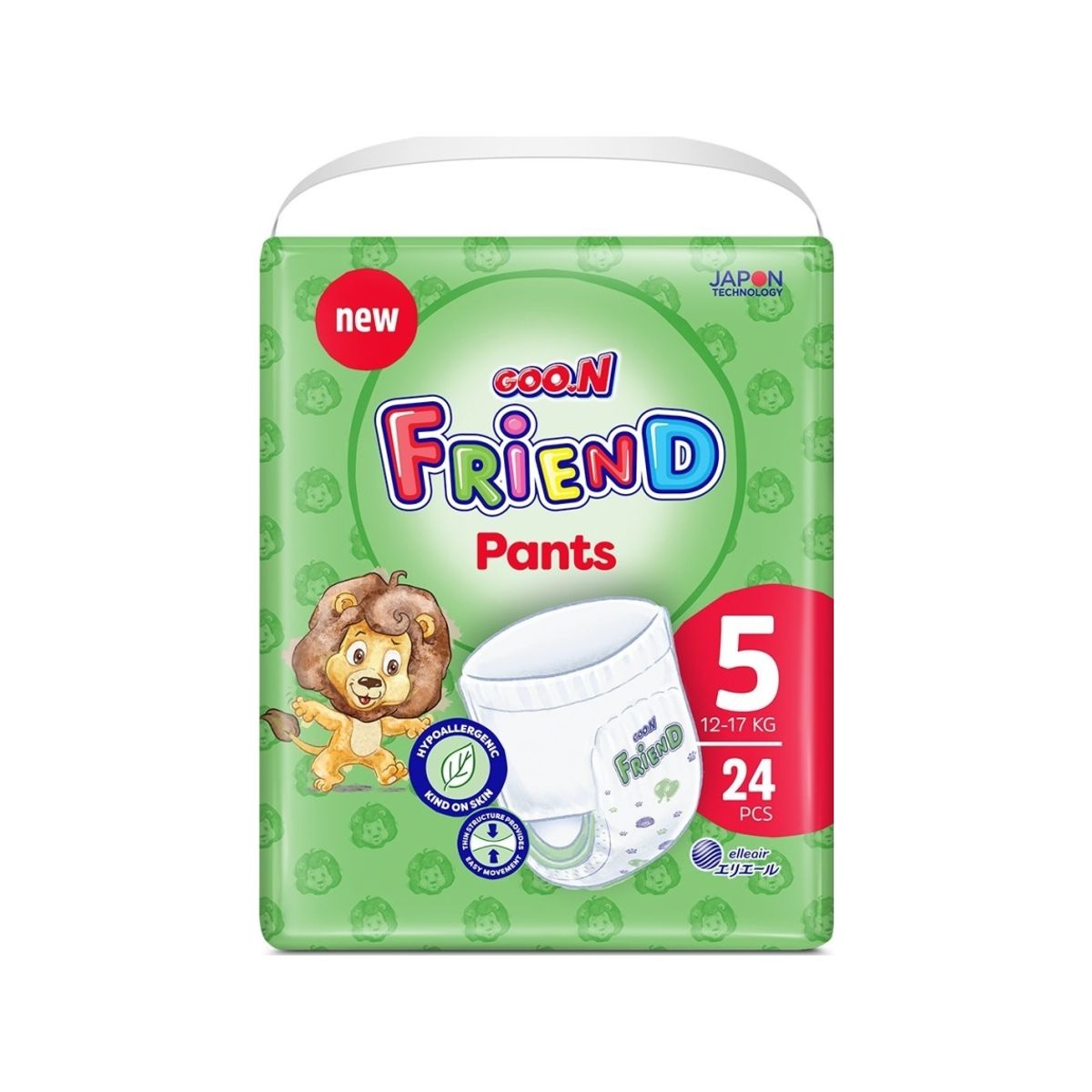 Goo.N Goo.N Friend Pants Size 5, 12-17 Kg, 24 Pcs., F1010117-002