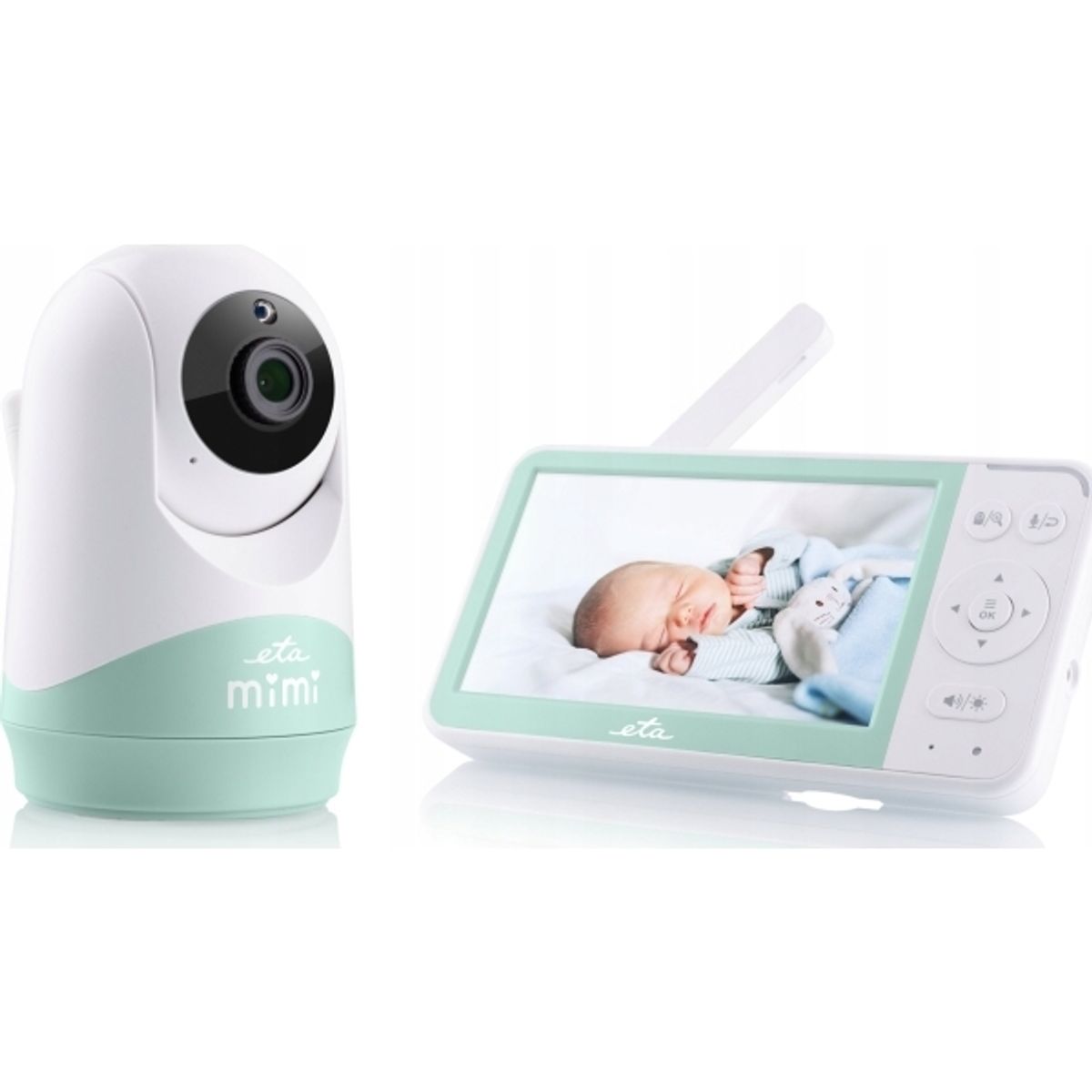 Eta | Baby Monitor | Eta530690000 Mimi | Flexible Camera | White/Green