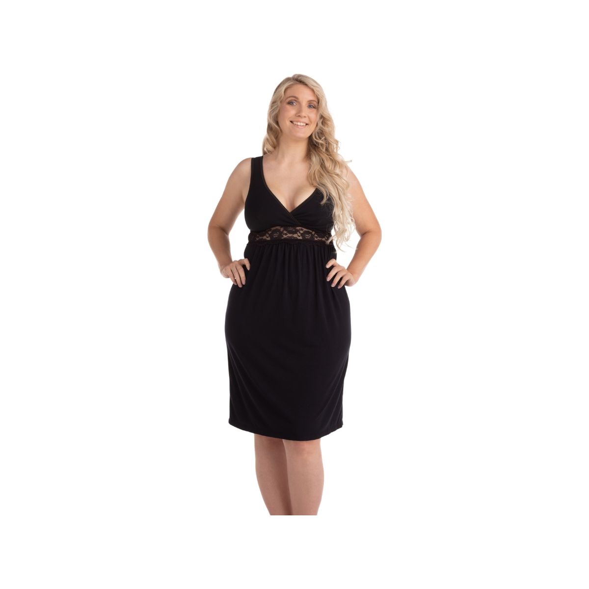 Carriwell Carriwell Maternity & Nursing Nightie Black S, 602000