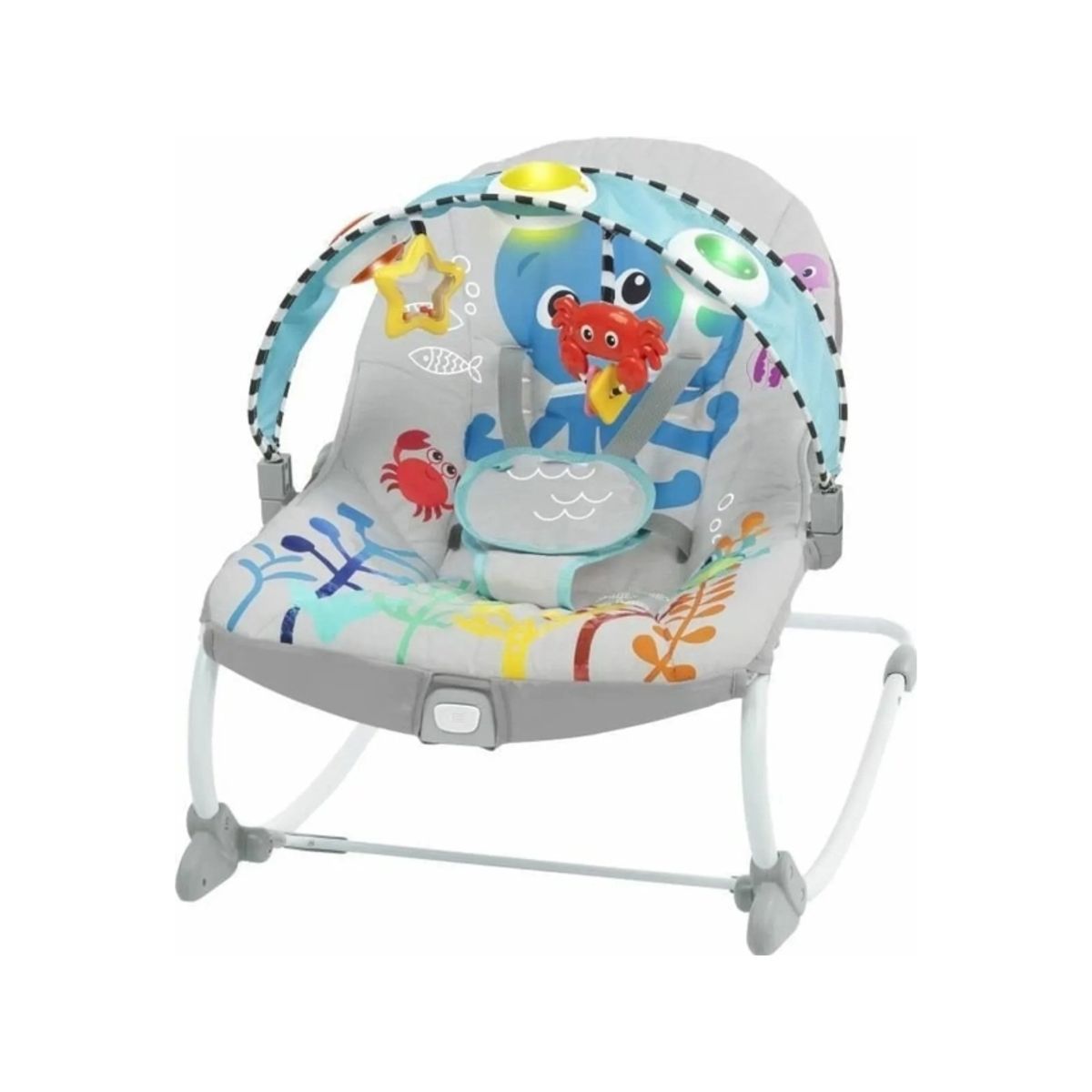 Baby Einstein Baby Einstein Musical Infant To Toddler Rocker Kick To It Opus 0 - 30 M., Multicolored, 16787