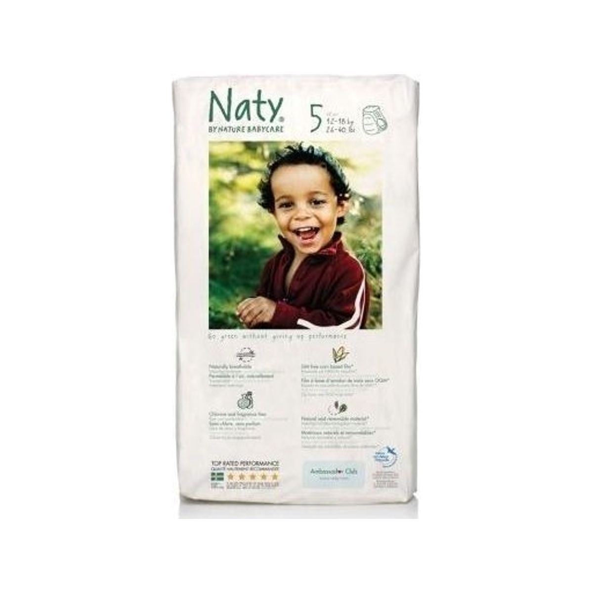 Eco By Naty Diapers-Pants 5 Junior Dydis, 34Pcs