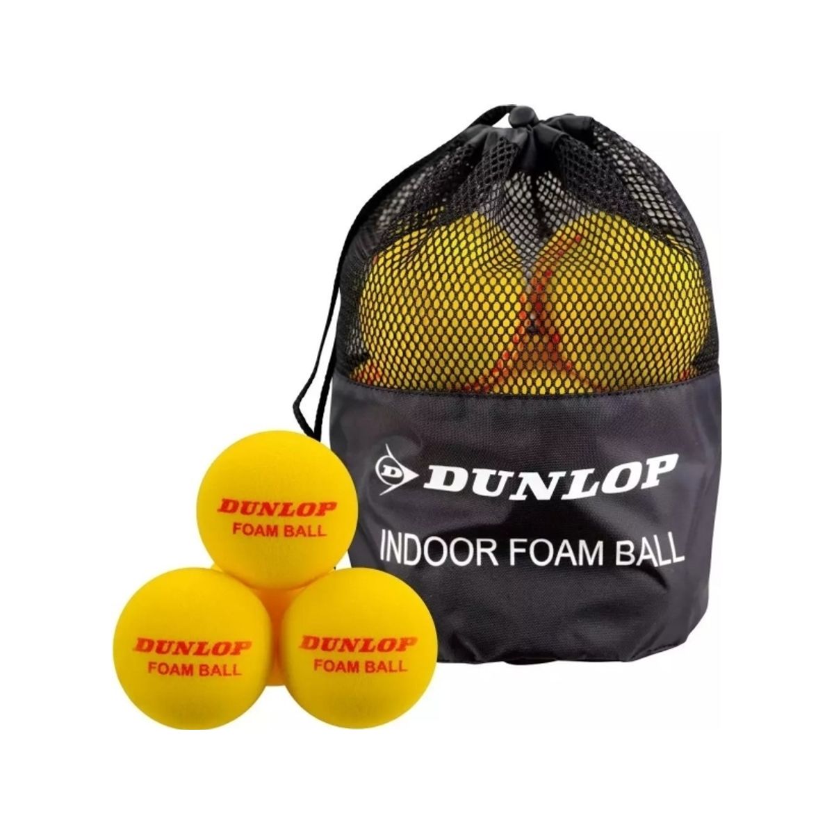 Dunlop Tennis Balls Dunlop Indoor Foam 12Pcs