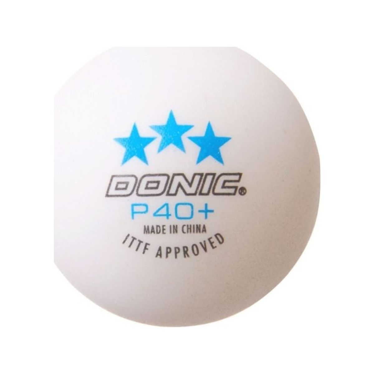 Donic Table Tennis Ball Donic P40+ 3Star Ittf 120Pcs White