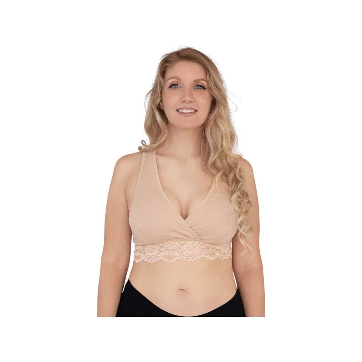 Carriwell Carriwell Organic Crossover Sleeping & Nursing Bra Honey M, 255100