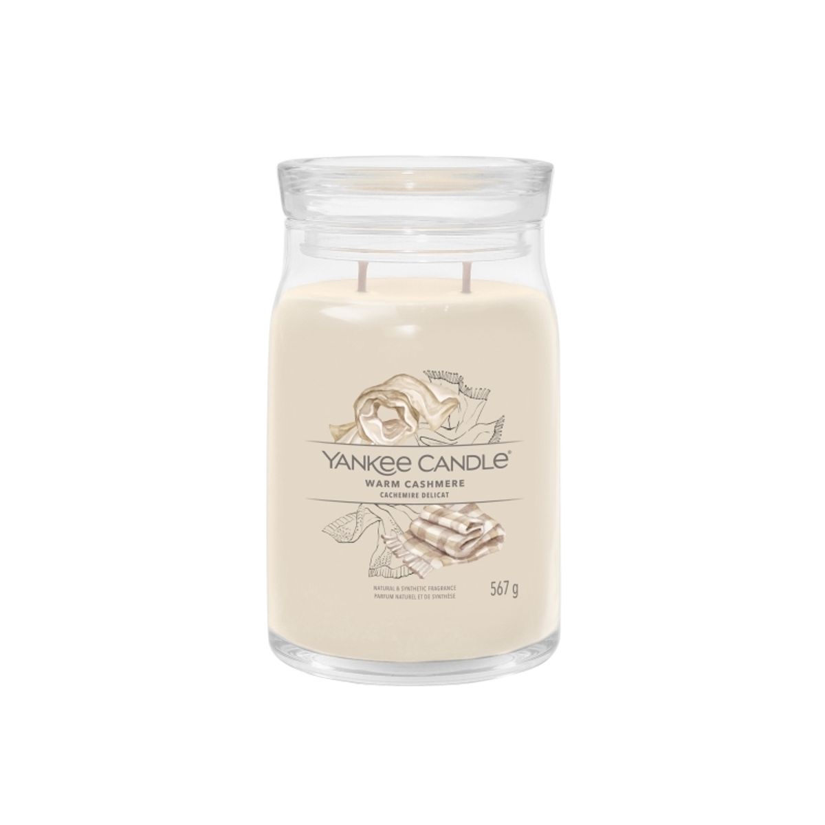 Yankee Candle 1701379E, Cylinder, Beige, Patchouli, Sandeltræ, 90 T, 1 Stk