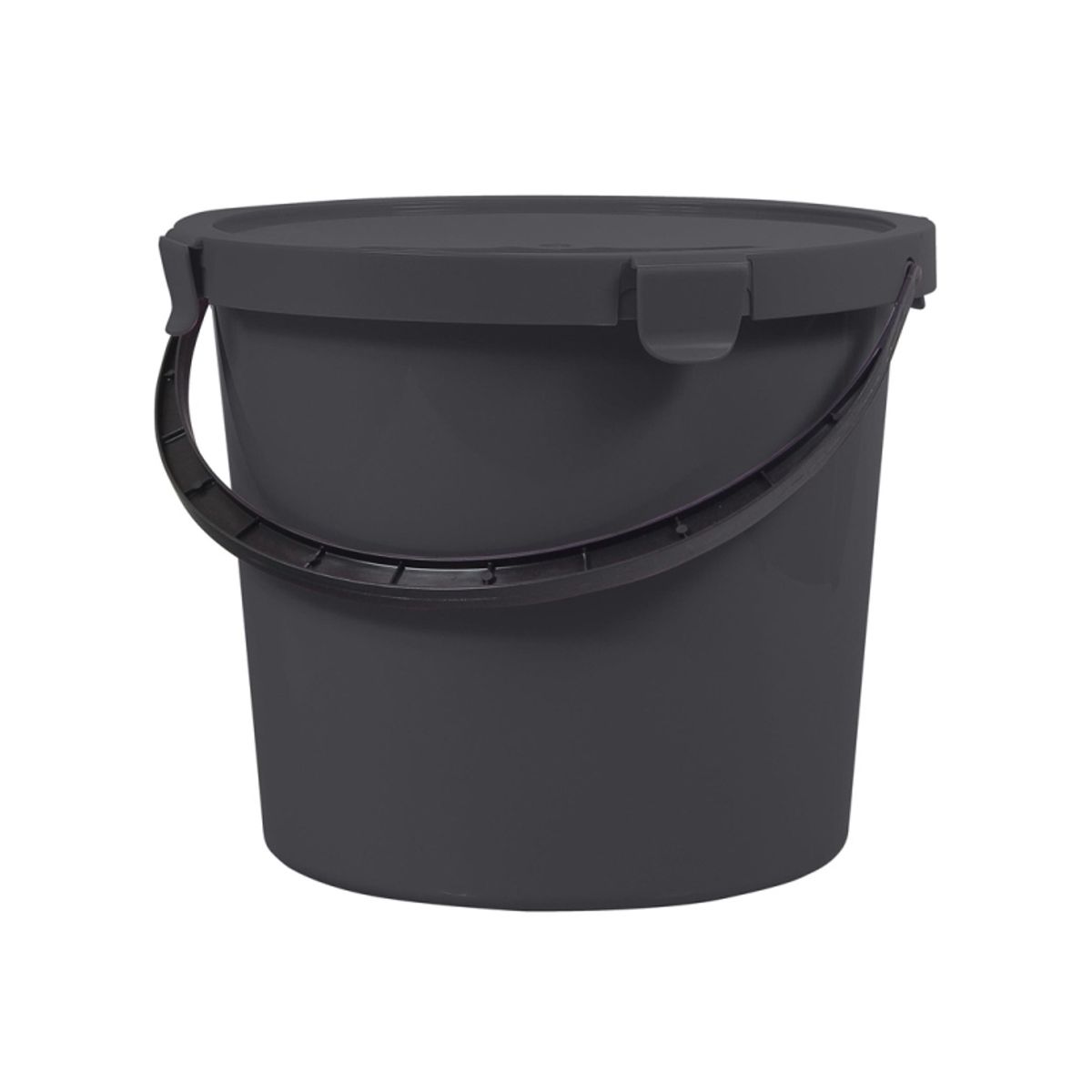 Berry_Bucket Bucket With Lid 10L 60790807 Dark Grey