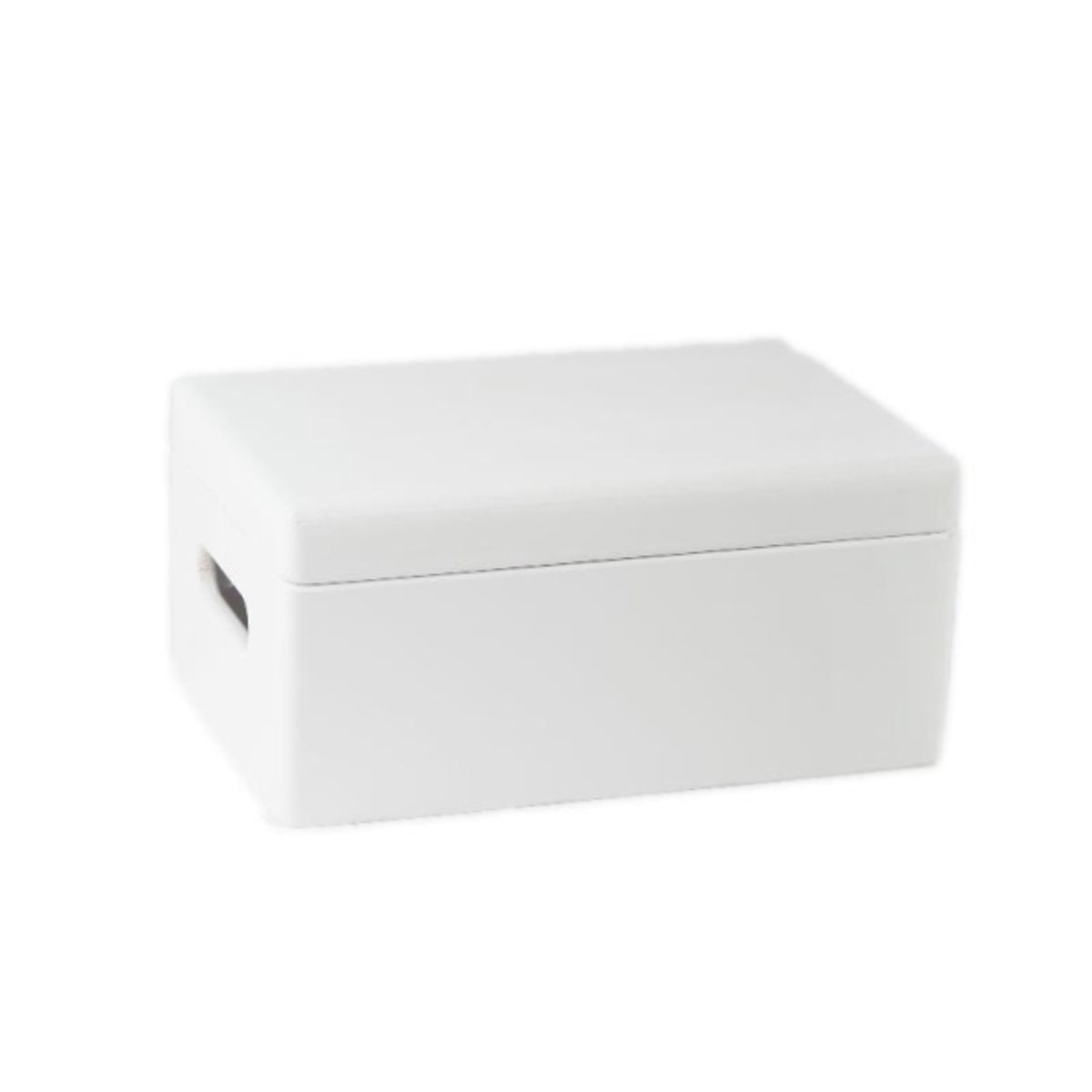 Domoletti Wooden Boxwith Lid 315001 White