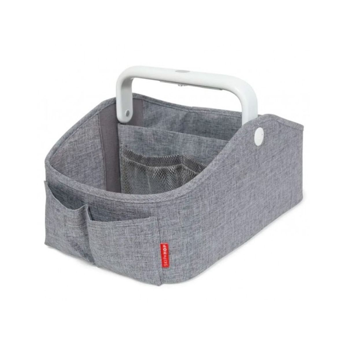 Skip Hop Light Up Diaper Caddy, 13 X 24 X 21.5 Cm, Heather Grey, 304300