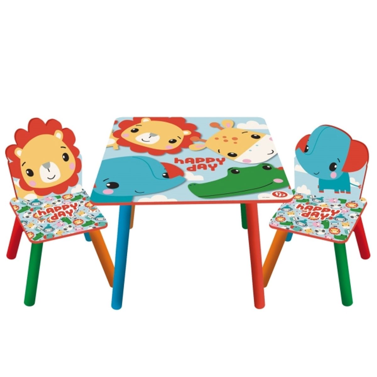 Fisher-Price Træ Bord Med Stole