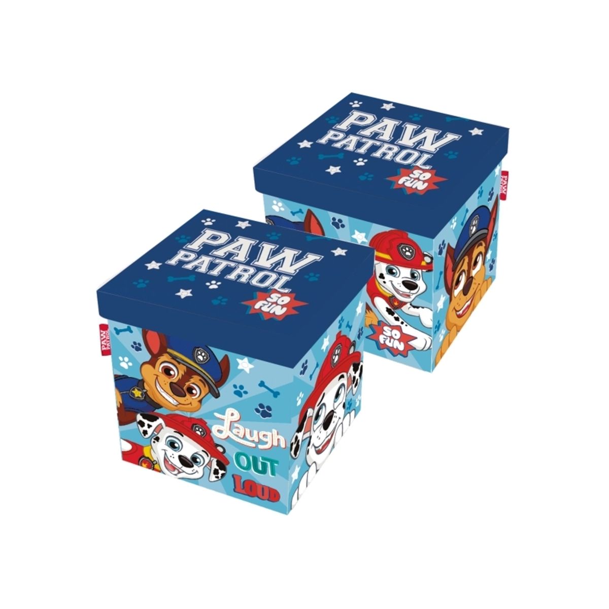 Paw Patrol Skammel Med Opbevaring (Sammenklappelig )