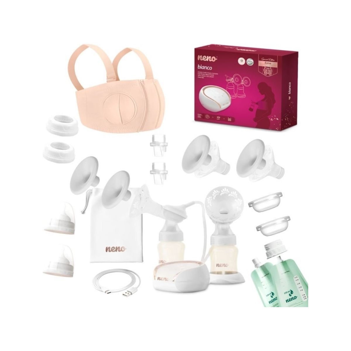 Neno Breast Pump Neno Bianco Wireless Electronic Breast Pump