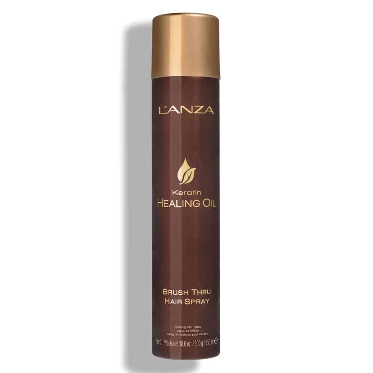 L'anza Keratin Healing Oil Brush Thru Hair Spray 350ml