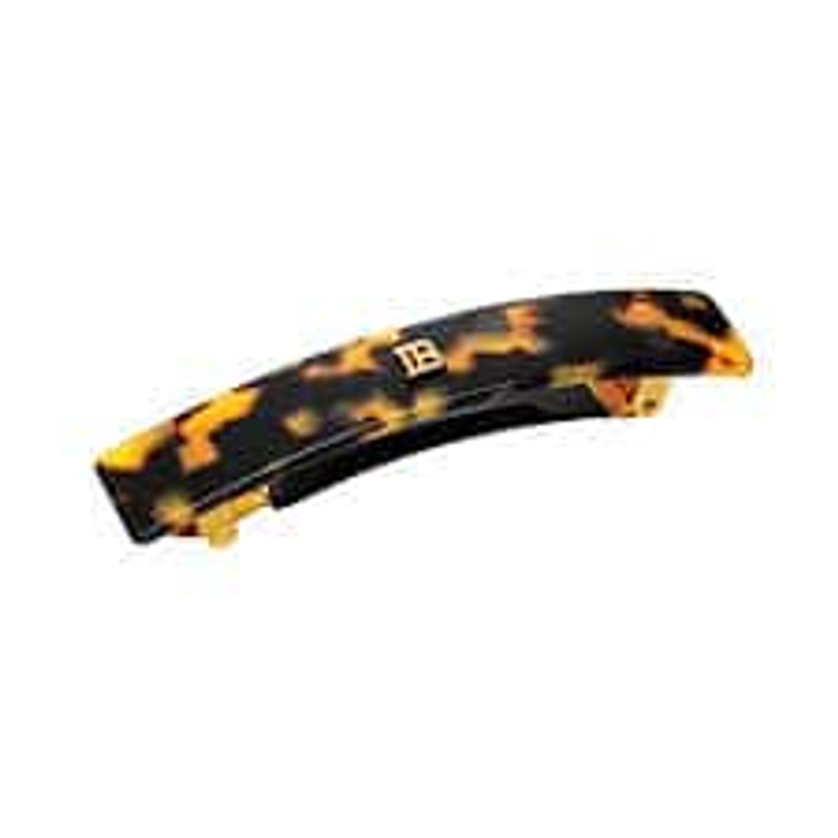 Balmain Cellulose Acetate Barrette pour Cheveux Medium Tortoise Shel