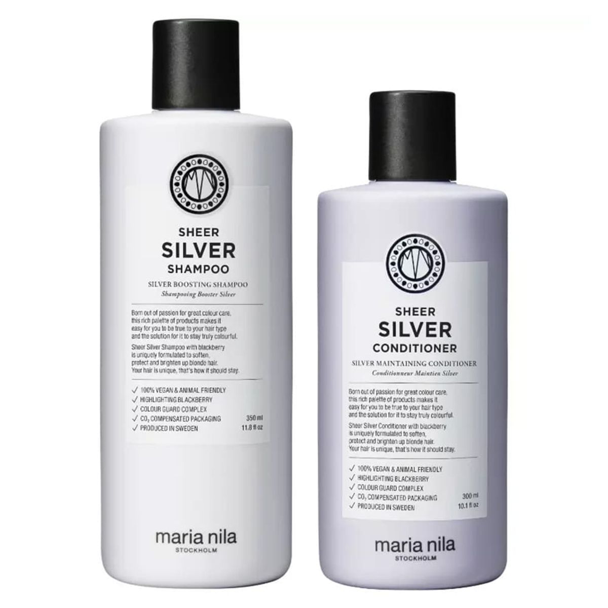 Maria Nila Sheer Silver Duo 350ml+300ml