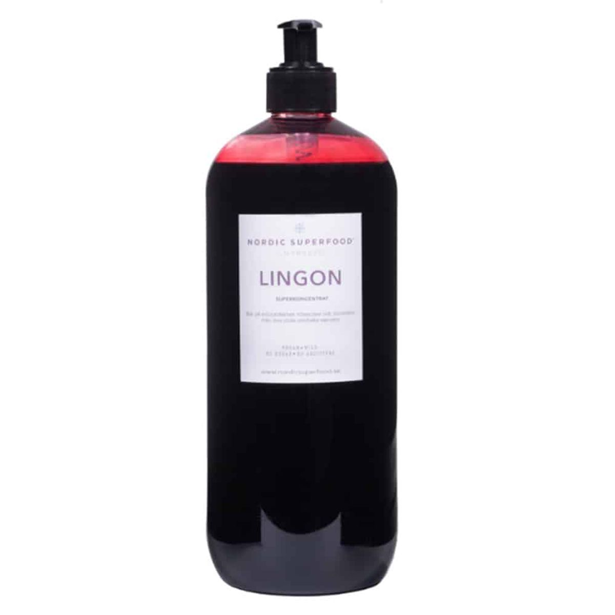 Nordic Superfood Raw Juice Concentrate Lingon 1000ml