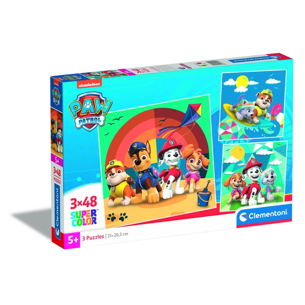 Puslespil Paw Patrol 3x48 brikker