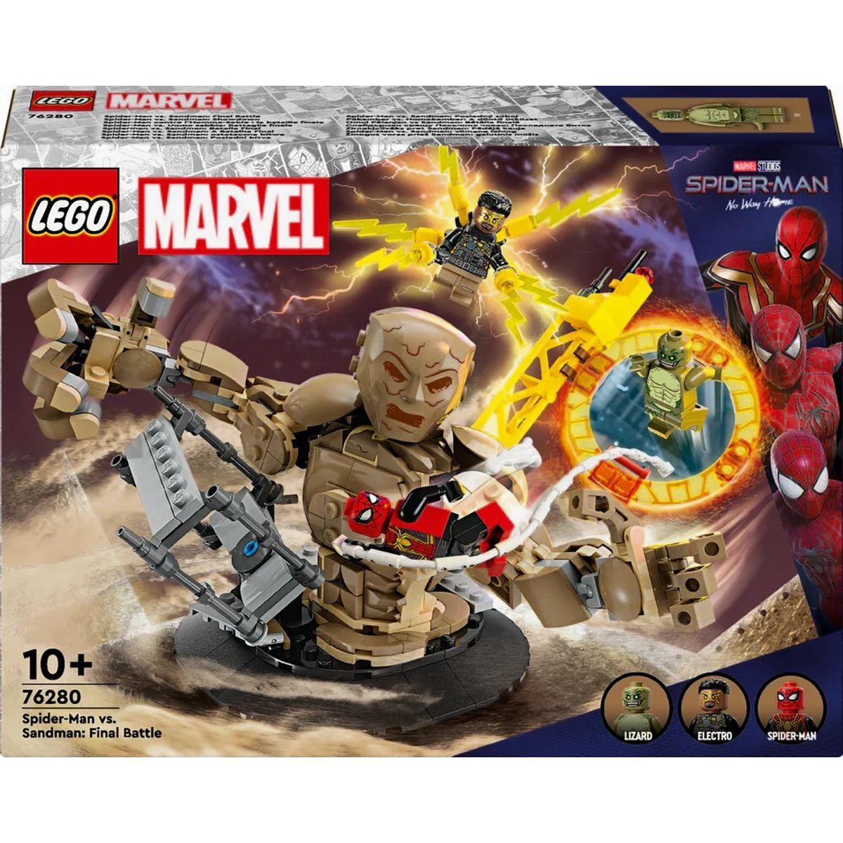 76280 LEGO Super Heroes Marvel Spider-Man mod Sandman: den endelige kamp