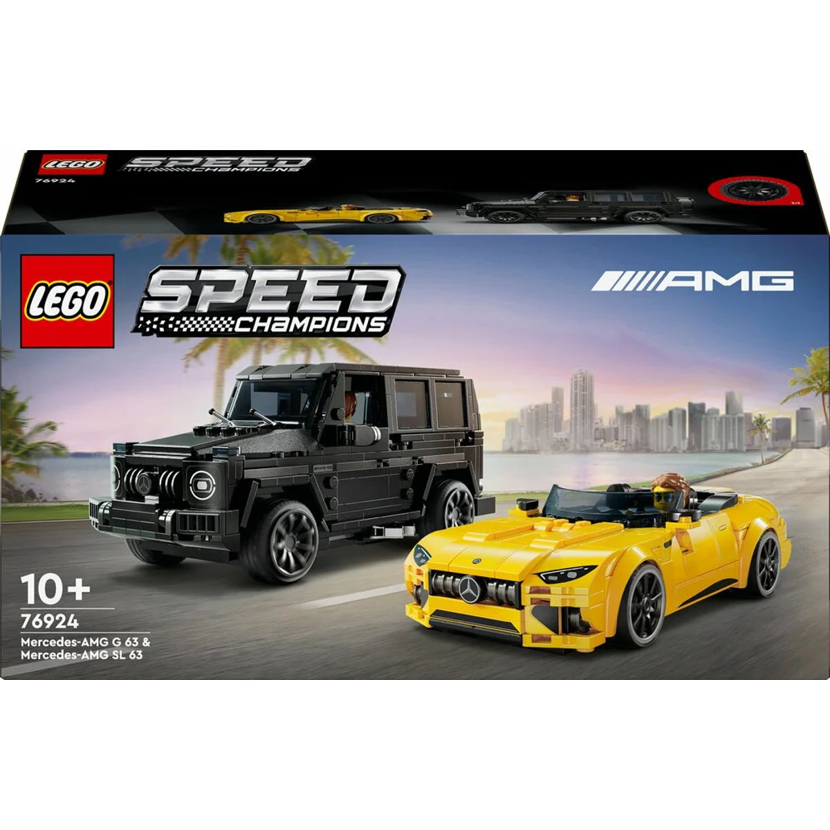 76924 LEGO Speed Champions Mercedes-AMG G 63 og Mercedes-AMG SL 63