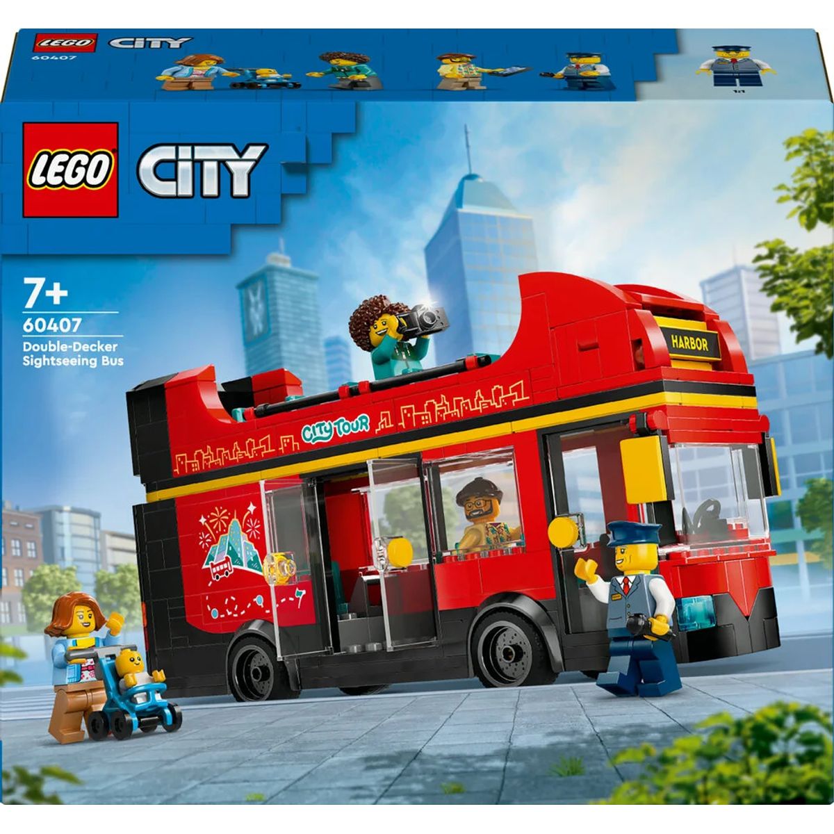 60407 LEGO City Great Vehicles Rød dobbeltdækker-turistbus