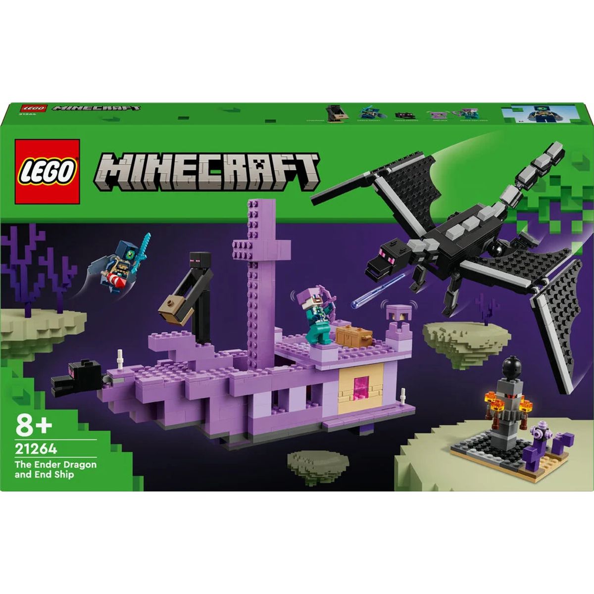 21264 LEGO Minecraft Ender-dragen og End-skibet