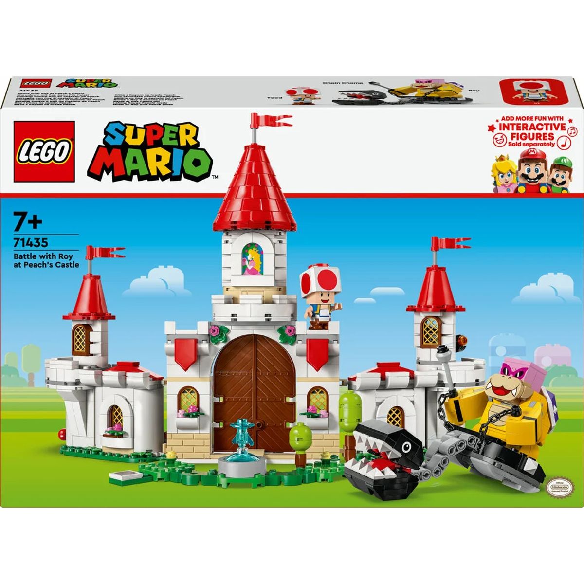 71435 LEGO Super Mario Kamp mod Roy ved Peach's Castle