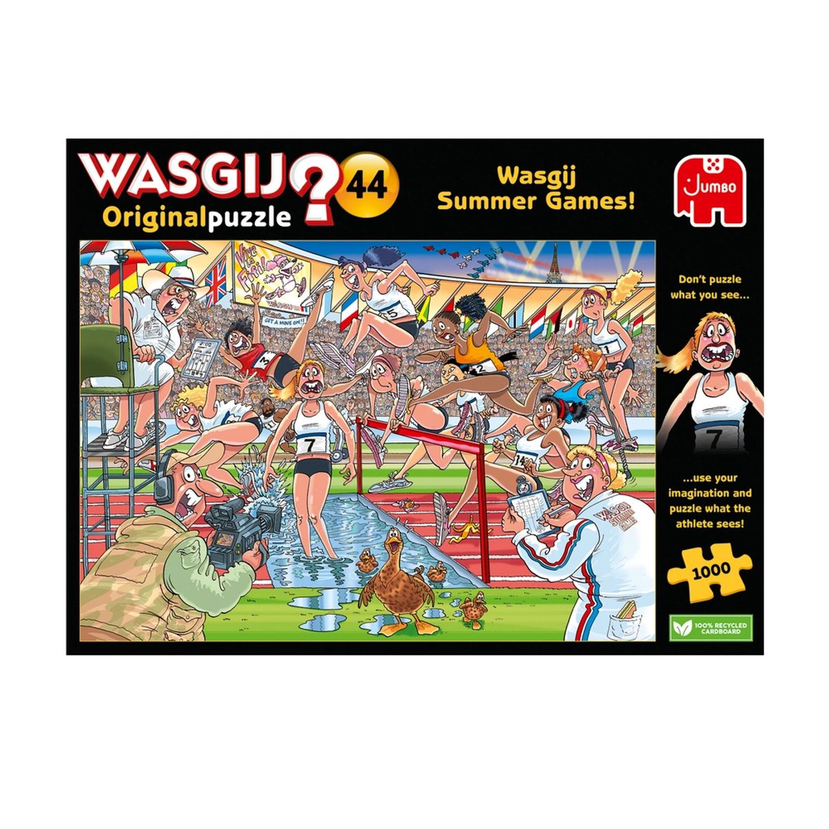 Puslespil Wasgij Original 44 Summer Games! 1000 brikker