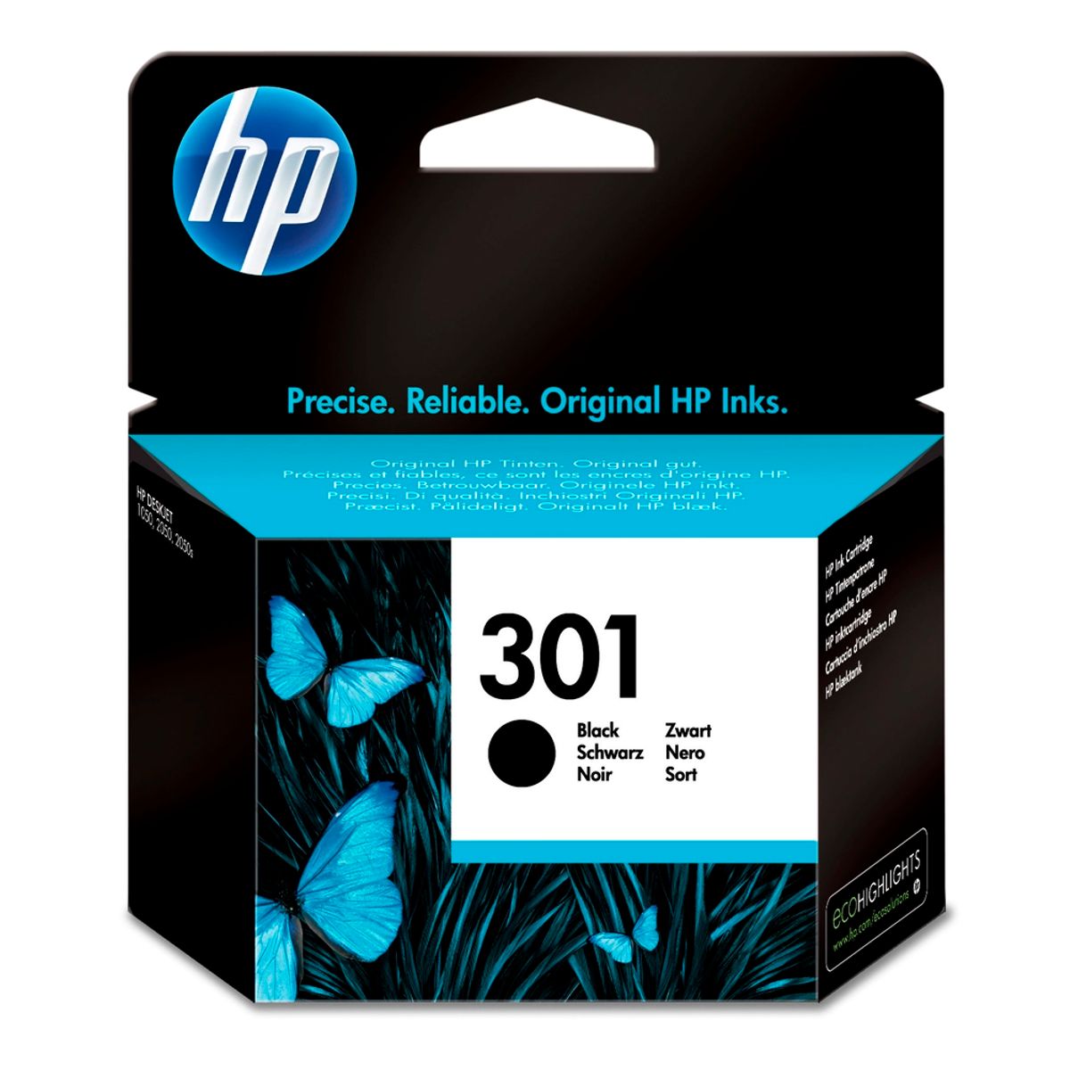 HP 301 black ink cartridge printerpatron