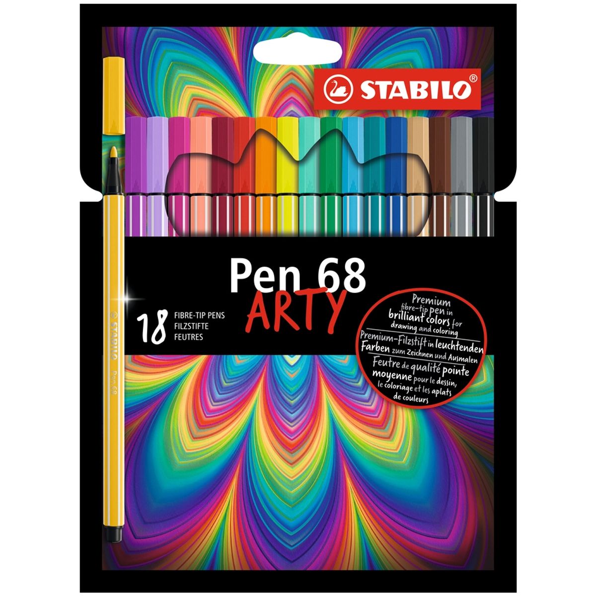 Fiberpen STABILO Pen 68 arty