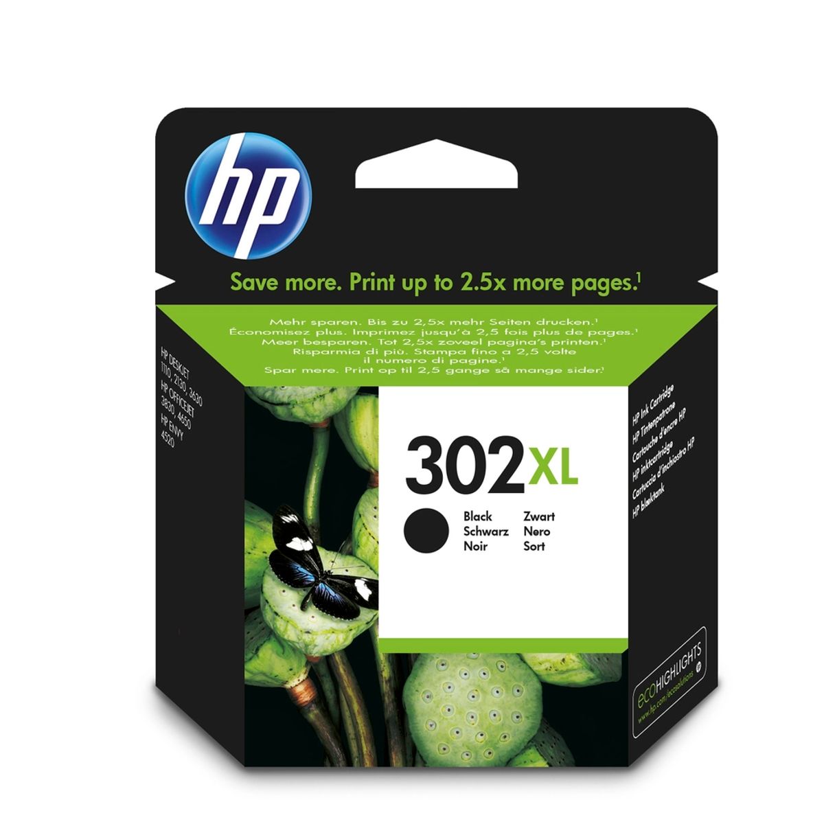 HP 302 xl black ink cartridge printerpatron