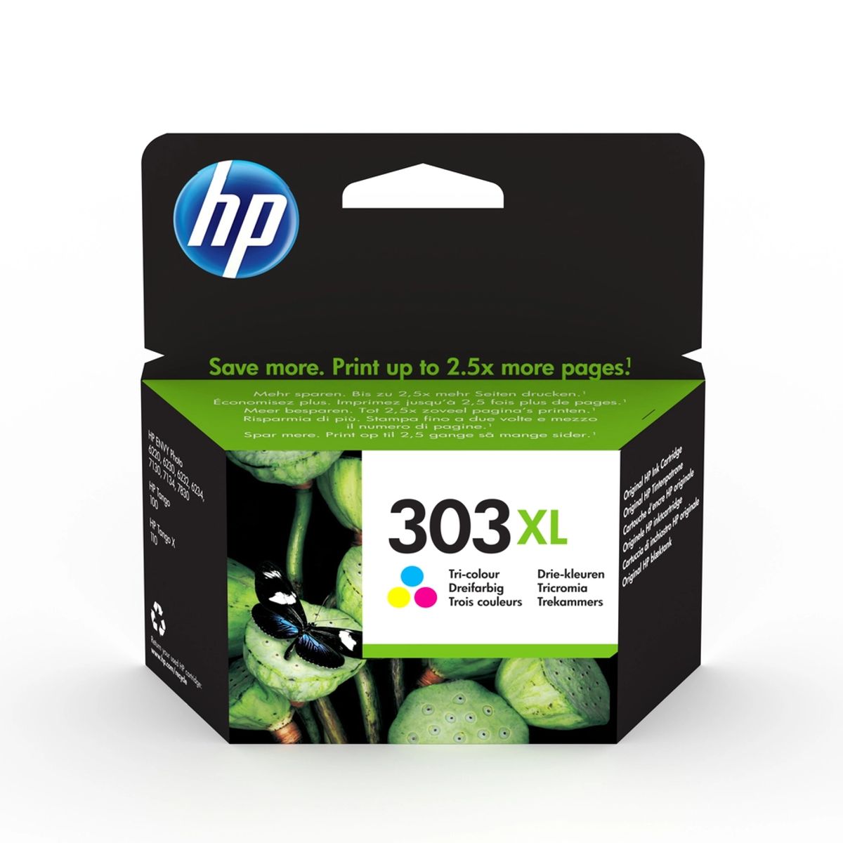 HP 303 xl tri-colour ink cartridge printerpatron