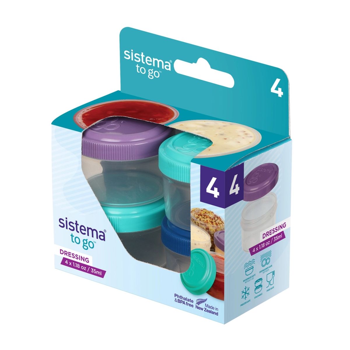 Sistema ® dressing to go 4 stk.