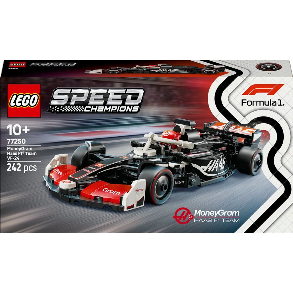 77250 LEGO Speed Champions MoneyGram Haas F1 ® Team VF-24-racerbil