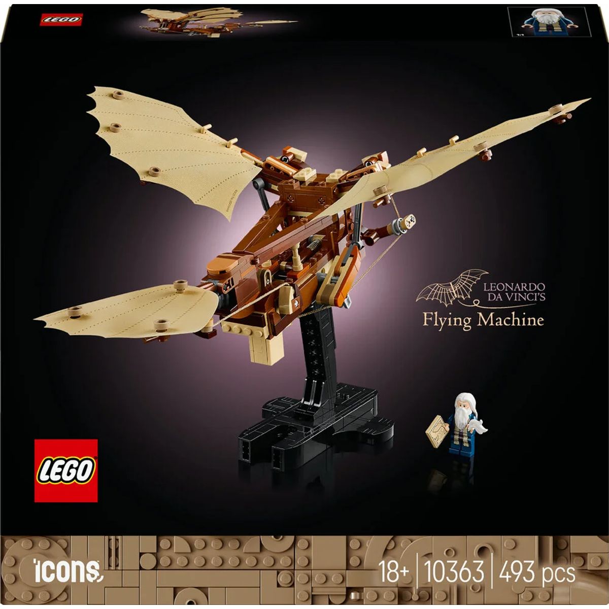 10363 LEGO Icons Leonardo da Vincis flyvemaskine