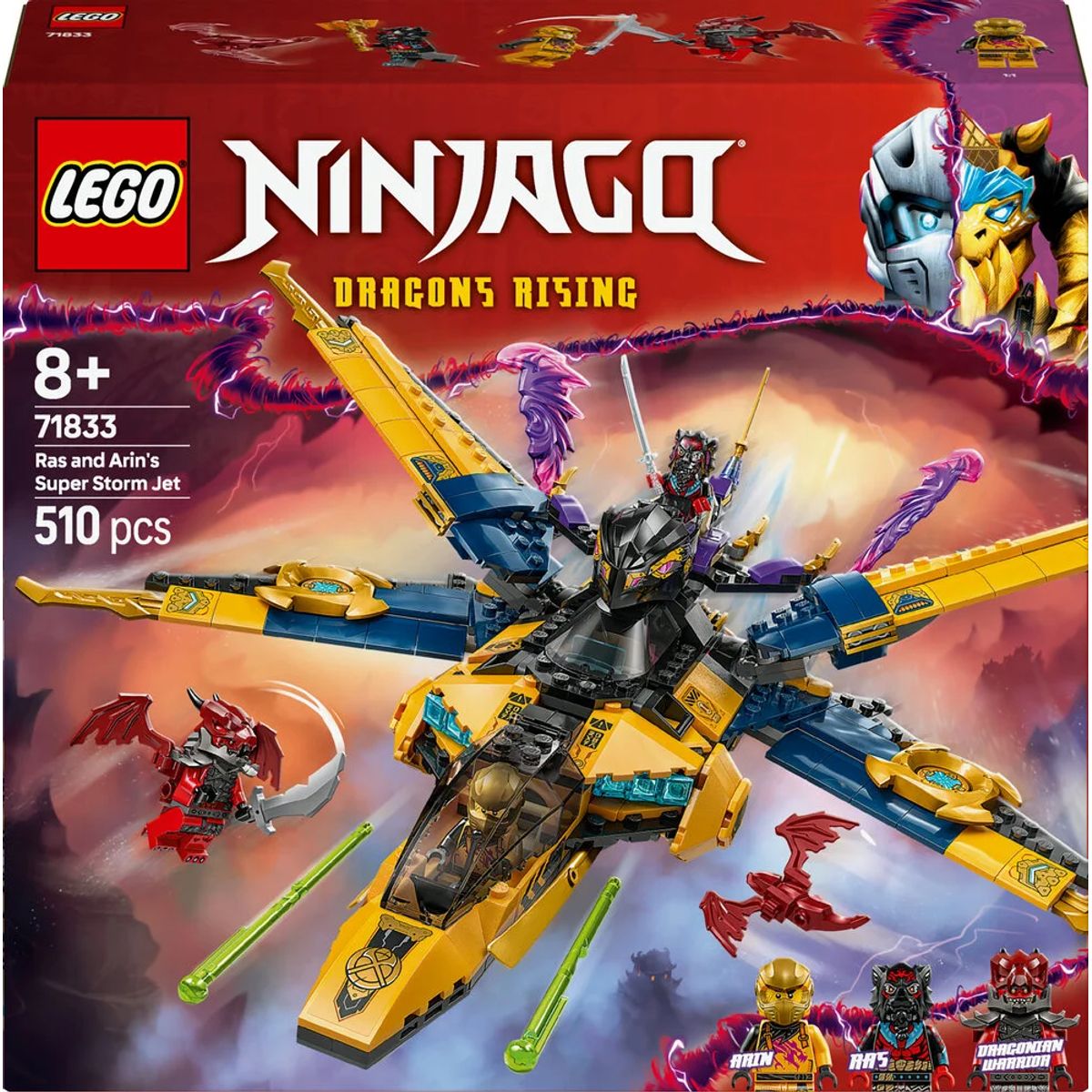 71833 LEGO Ninjago Ras og Arins superstorm-jet